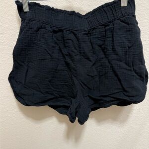 High-rise Waffle shorts